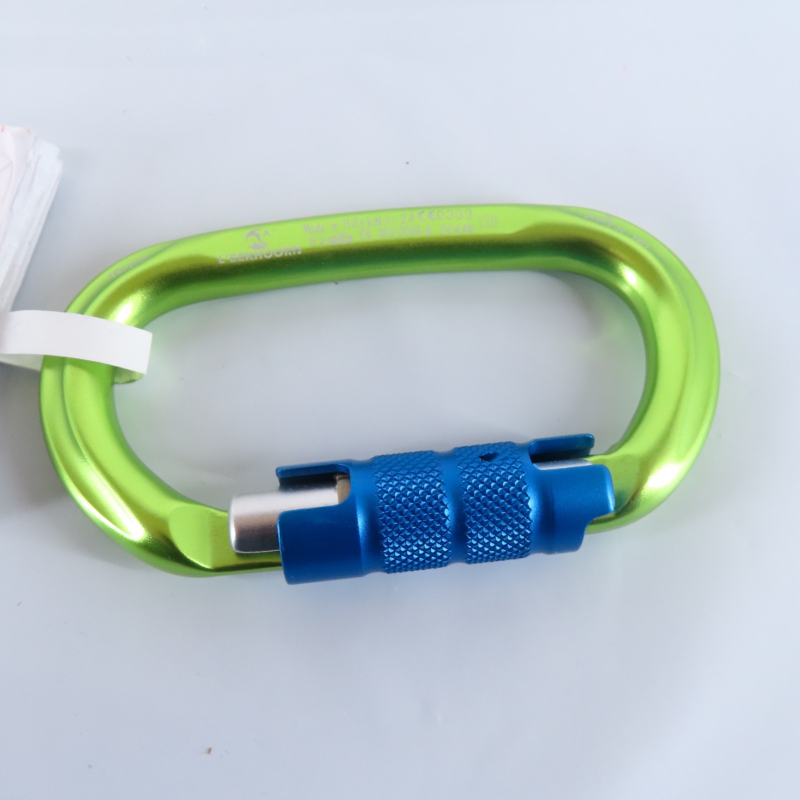 #2C446 OVAL ALUMINUM CARABINER TRIPLE ACTION LOCK L'EEKHOORN by CLIMBING TECHNOL