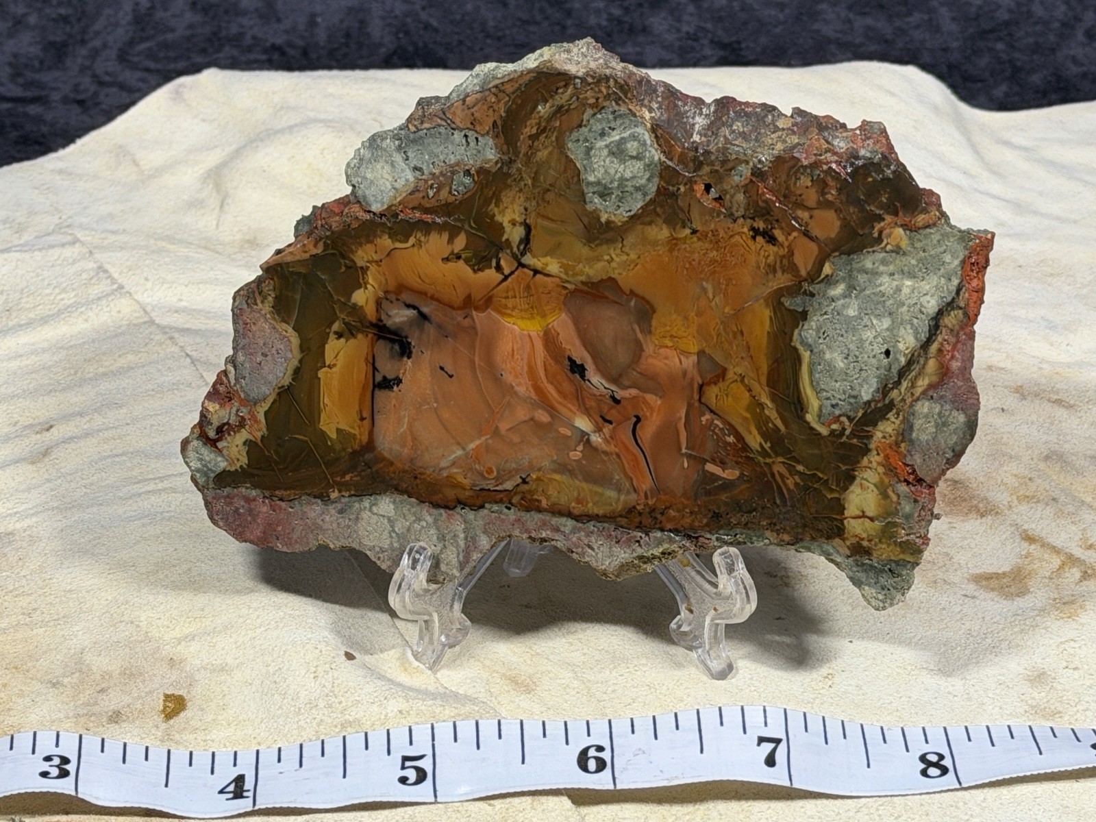 Carrasite Jasper Slab, Lot #278