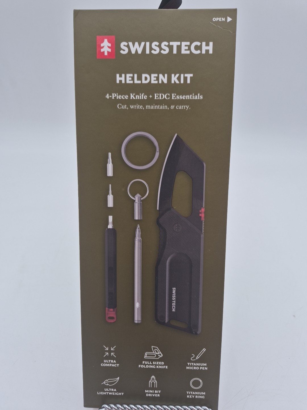 Swiss Tech 4-in-1 EDC Essential Multitools Knife Kit