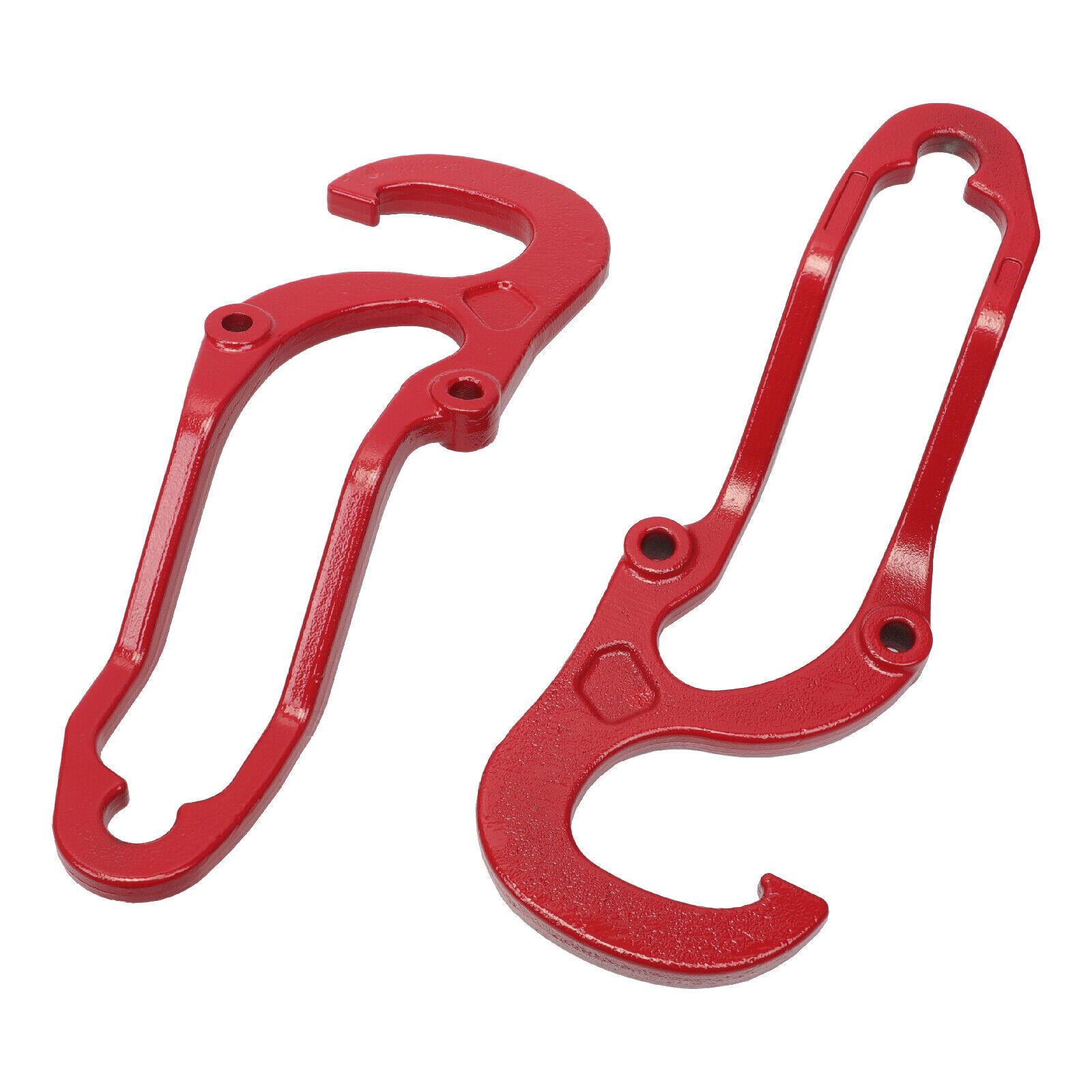 Ram Front Tow Hooks for 2009-2019 Dodge Ram 1500 82210967 68196982AA RED