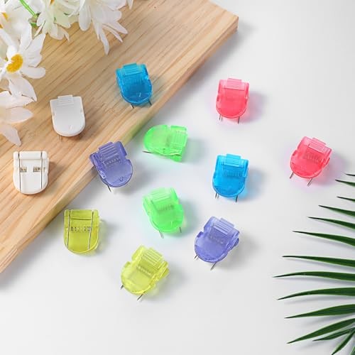12 Pcs Cubicle Clips for Fabric Walls, Plastic Cubicle Hooks for Fabric Walls