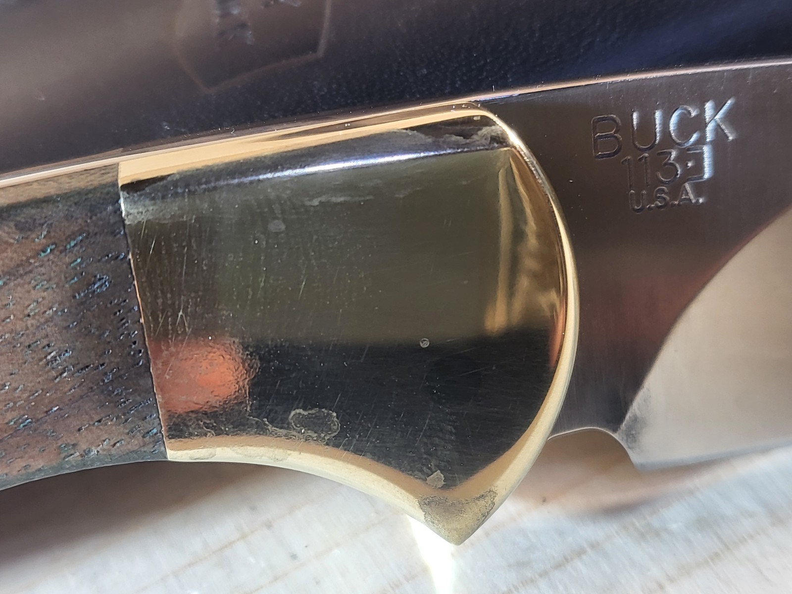 Buck 113 Ranger Skinner Knife with Leather Sheath