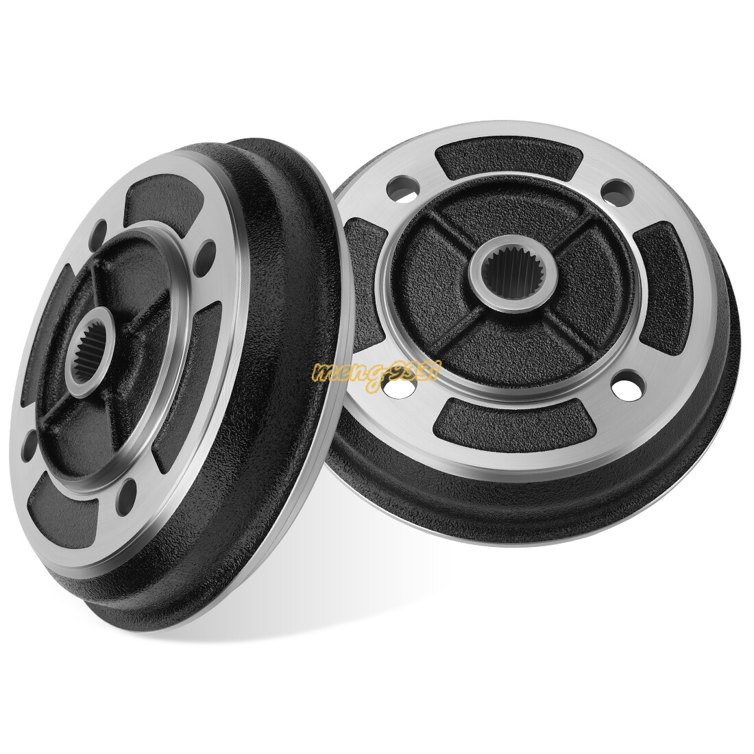 2 X Front Brake Drums for Kawasaki Mule 2010 2500 2510 1990 1993-2001 41038-1227