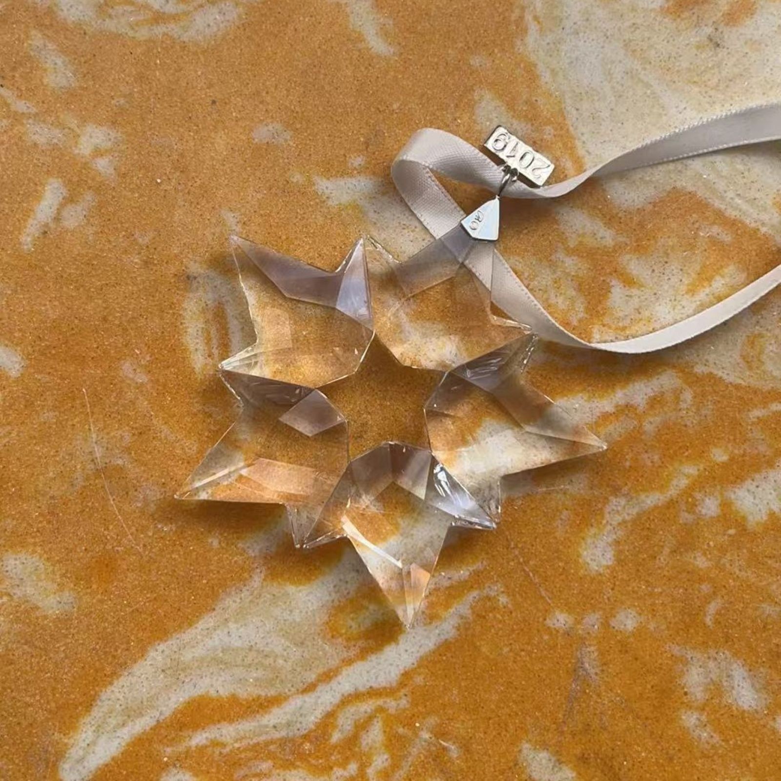 Swarovski 2019 Annual Edition Snowflake Star Christmas Ornament Collectible