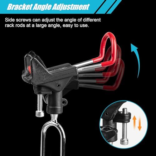 ReeMoo 2Pack Fishing Rod Holders for Bank Fishing, Fishing Pole Holders for