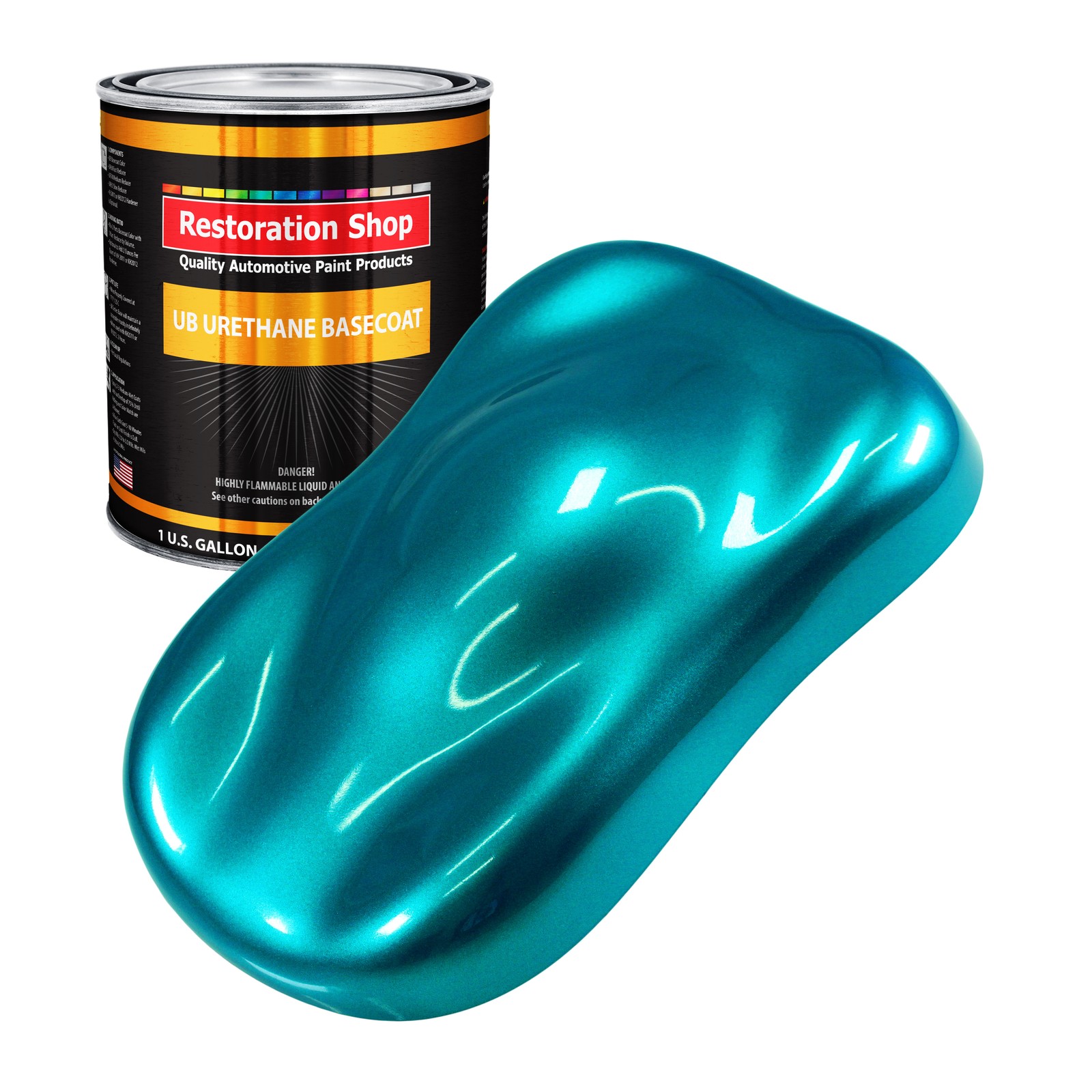 Teal Green Metallic 1 Gallon URETHANE BASECOAT Car Auto Body Paint
