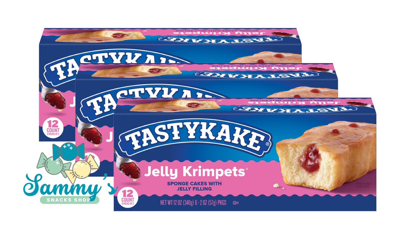Tastykake Jelly Krimpets 3 Boxes
