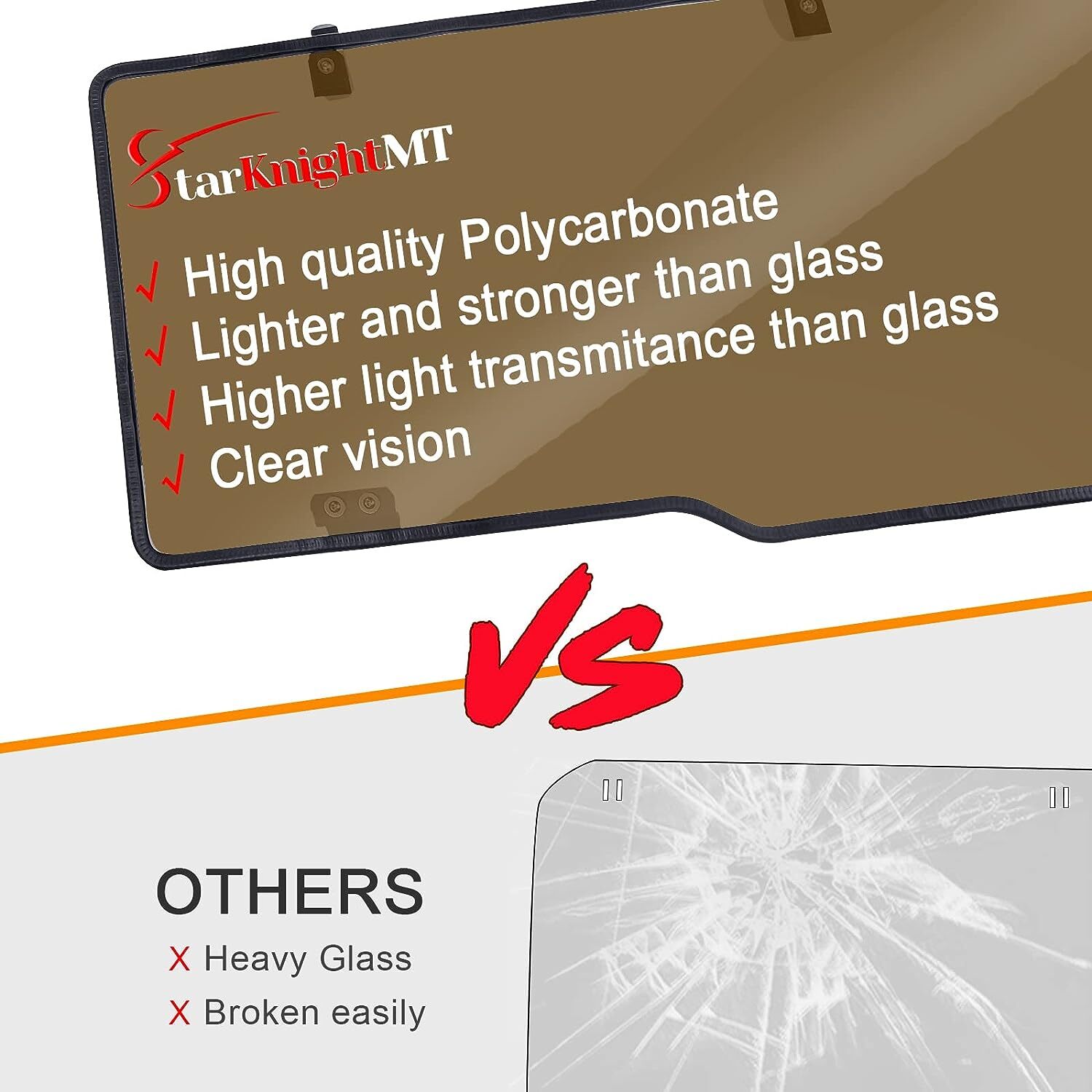 Tinted Rear Windshield for Polaris Ranger 1000/XP 1000/Cre 17-23/ Full Size 570