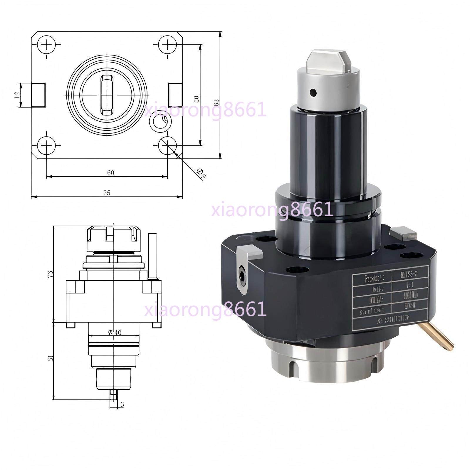 BMT40 BMT45 BMT55 BMT65 Driven Tool Holder 90 ° 0 ° BMT Power Head