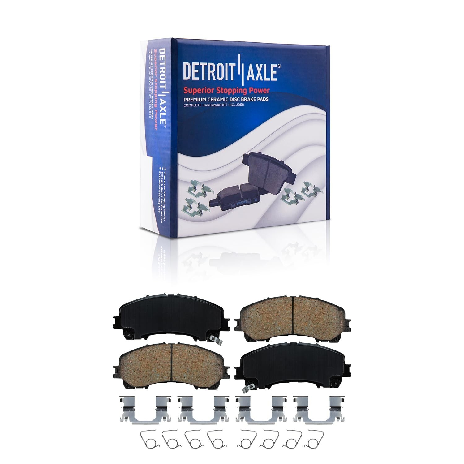 Front Rear Drilled Rotor Pads Kit for 2014 2015 2016 2017 2019 2020 INFINITI Q50