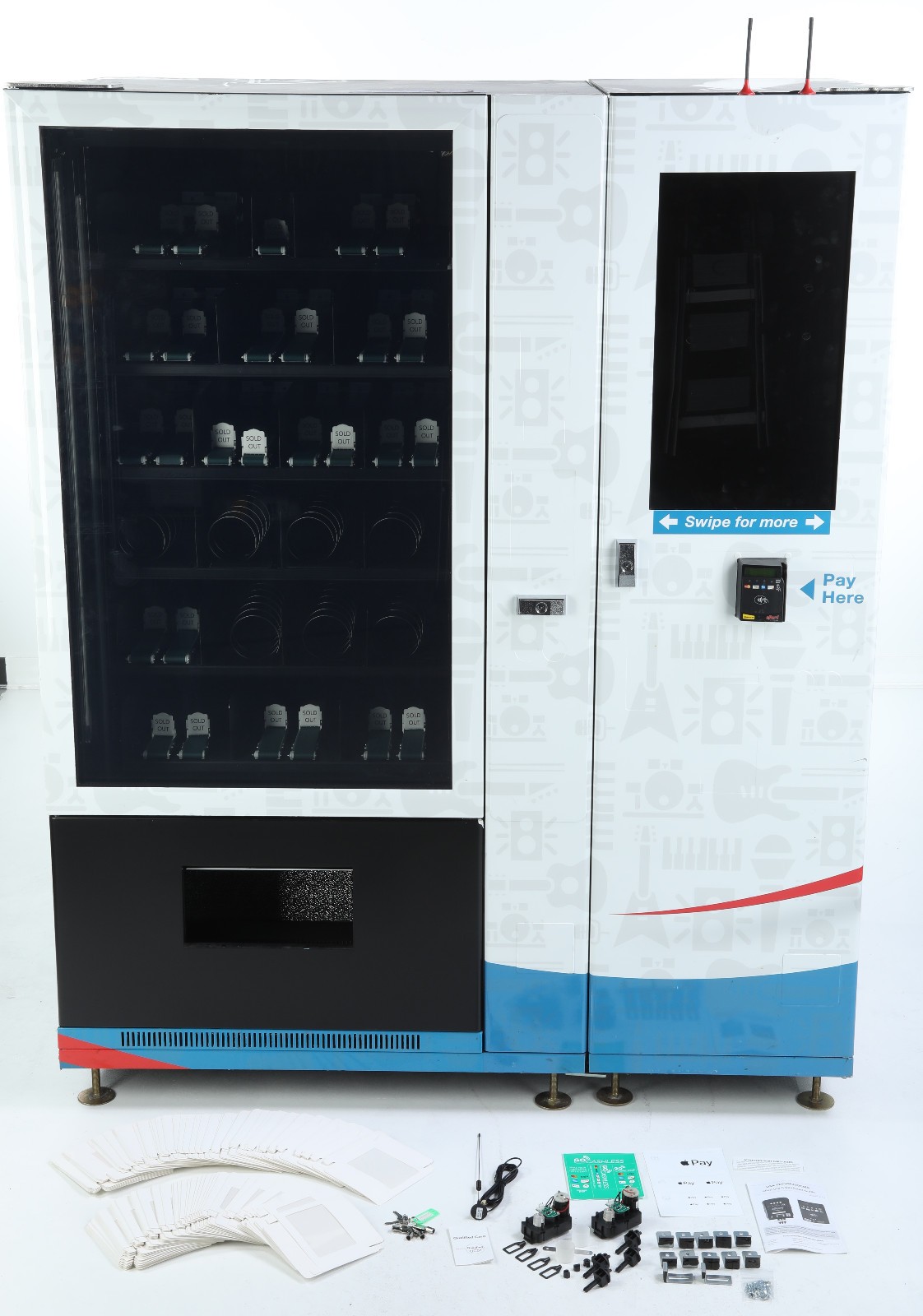 Digital Media Vending Large Floor Standing Vending Machine