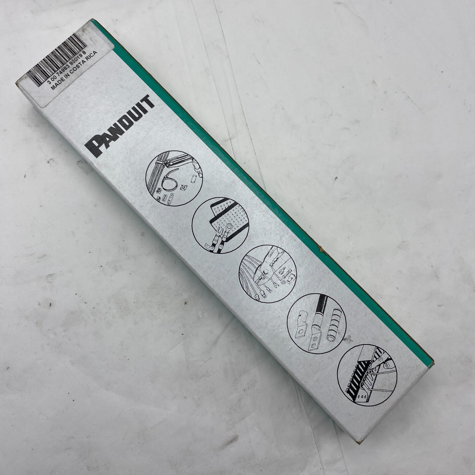 Panduit PCM-19 Vinyl Cloth Wire Marker Card '19' LOT OF 25