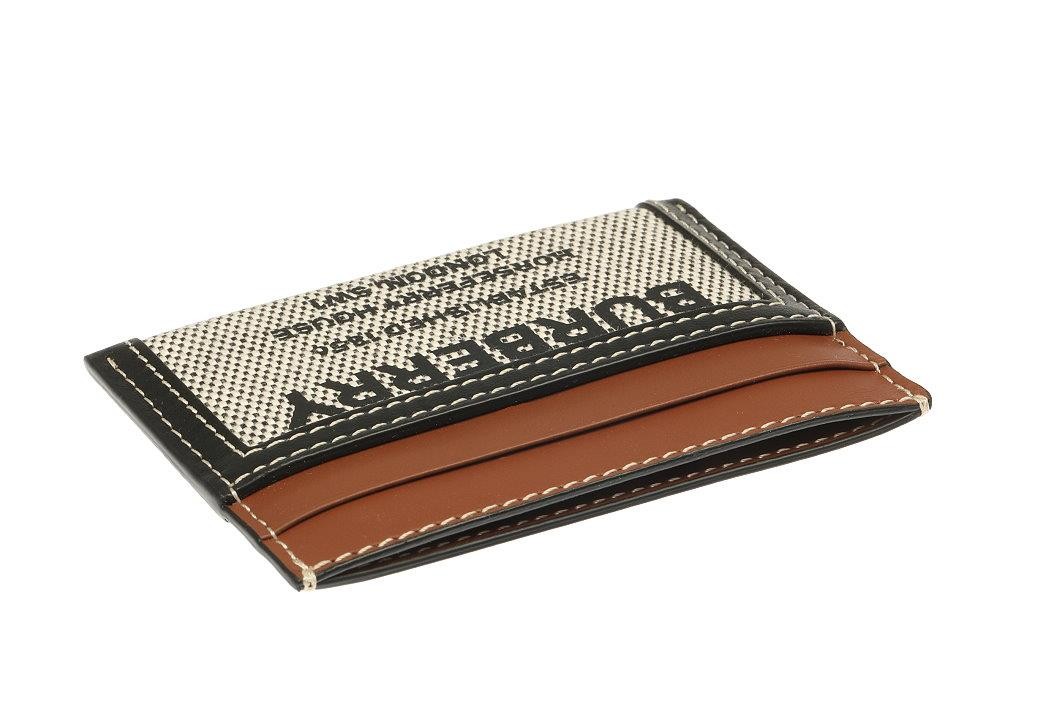 NEW BURBERRY HORSEFERRY CHECK CREDIT CARD HOLDER CASE
