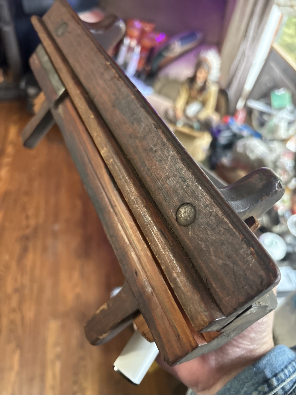 L.R. Spring Antique Wooden Plow Plane