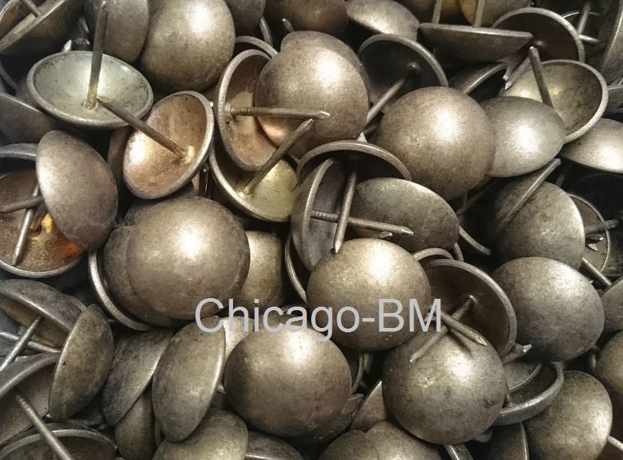 5/8"Dia x 5/8" L Natural Nails Upholstery Tacks Decorative Nail- 25- 50-100-250