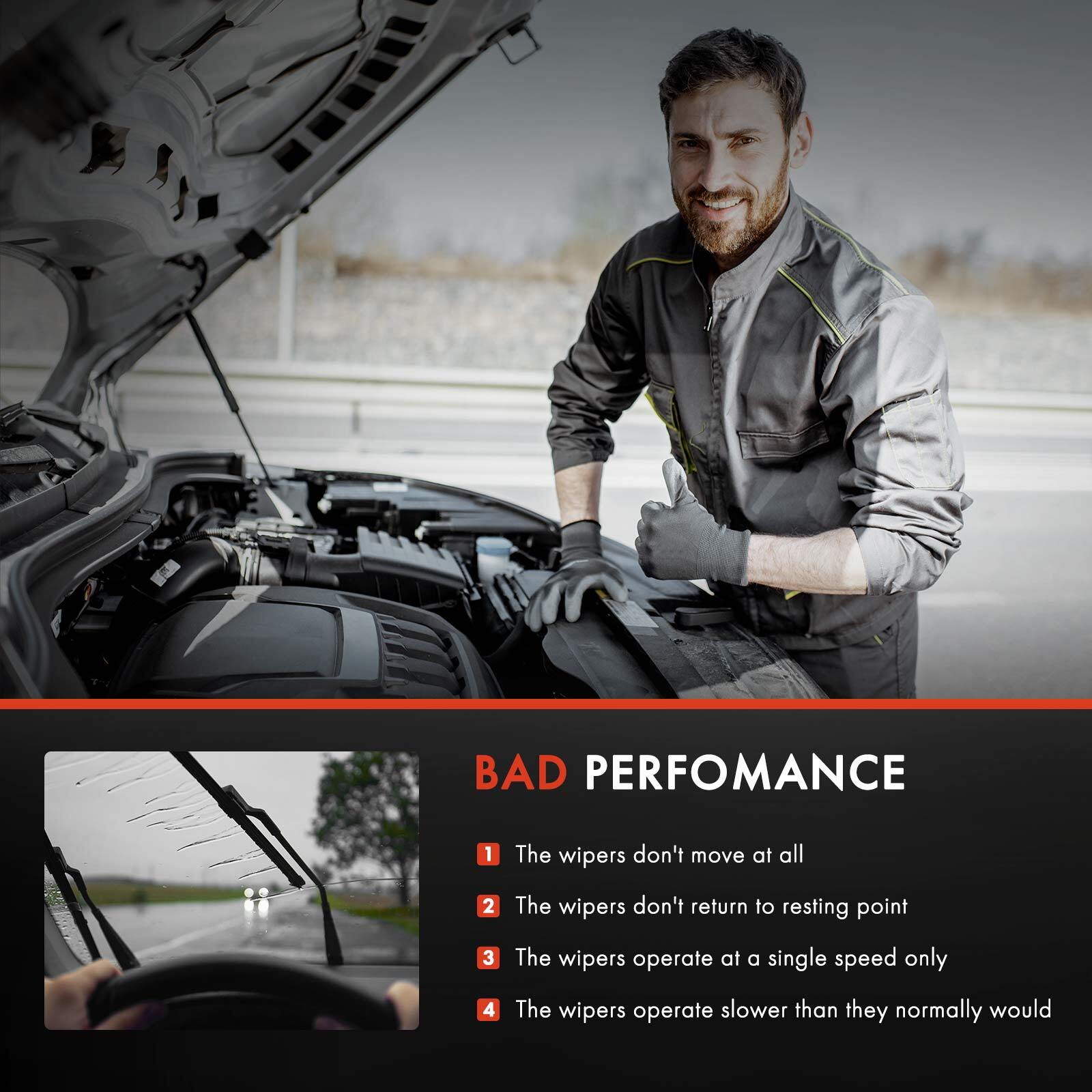 Front Windshield Wiper Linkage with Motor for Dodge Ram 1500 2500 3500 4500 5500