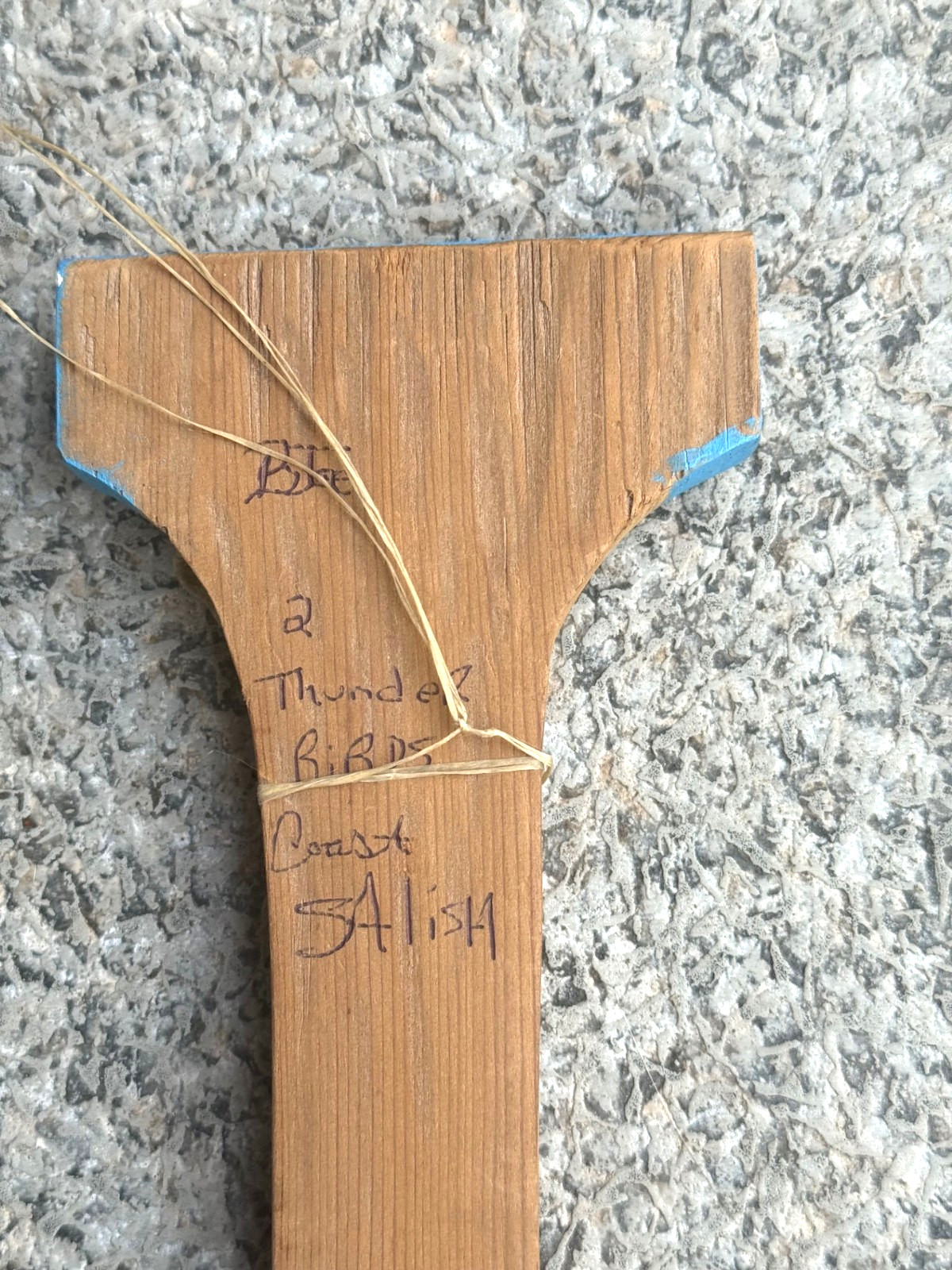 Northwest Coast Native Art Kwakwa̱ka̱ʼwakw Vintage Thunderbird paddle