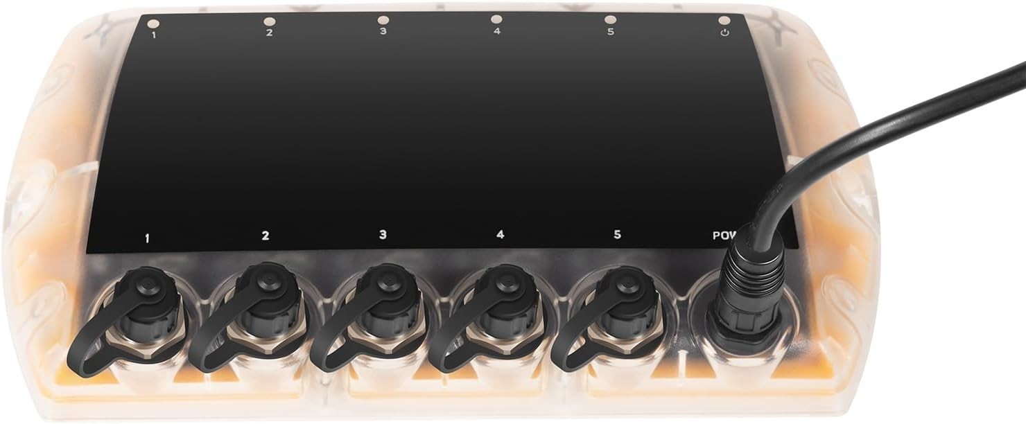 For Humminbird As Eth 5pgl 411850-1 5 Port Ethernet Switch Black