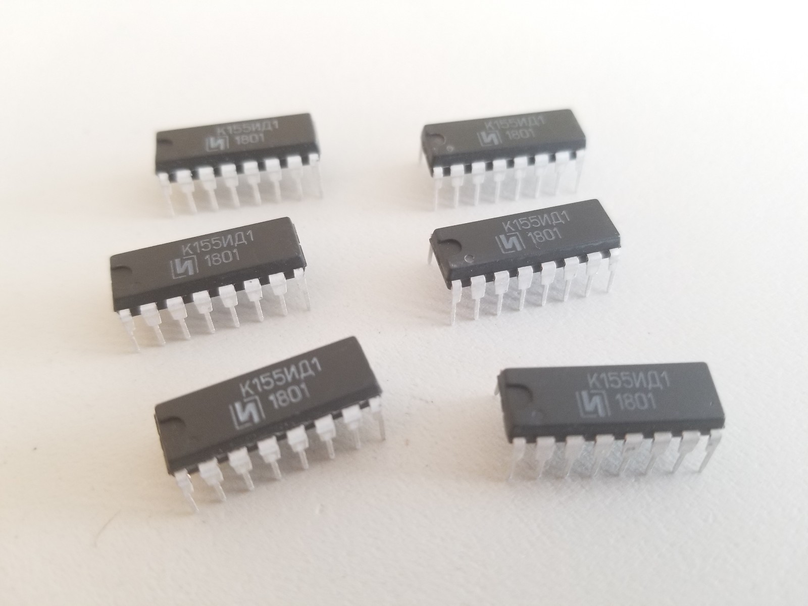 6 pcs K155ID1 (SN74141) К155ИД1 Nixie Tube Driver New 2016+ USA SELLER