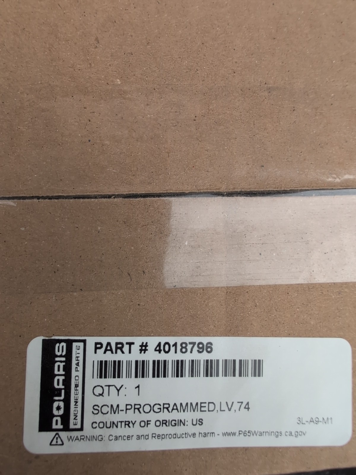 Polaris 4018796 Scm-Programmed Lv 74 RZR EPS Ultimate Troy R Pro Lee