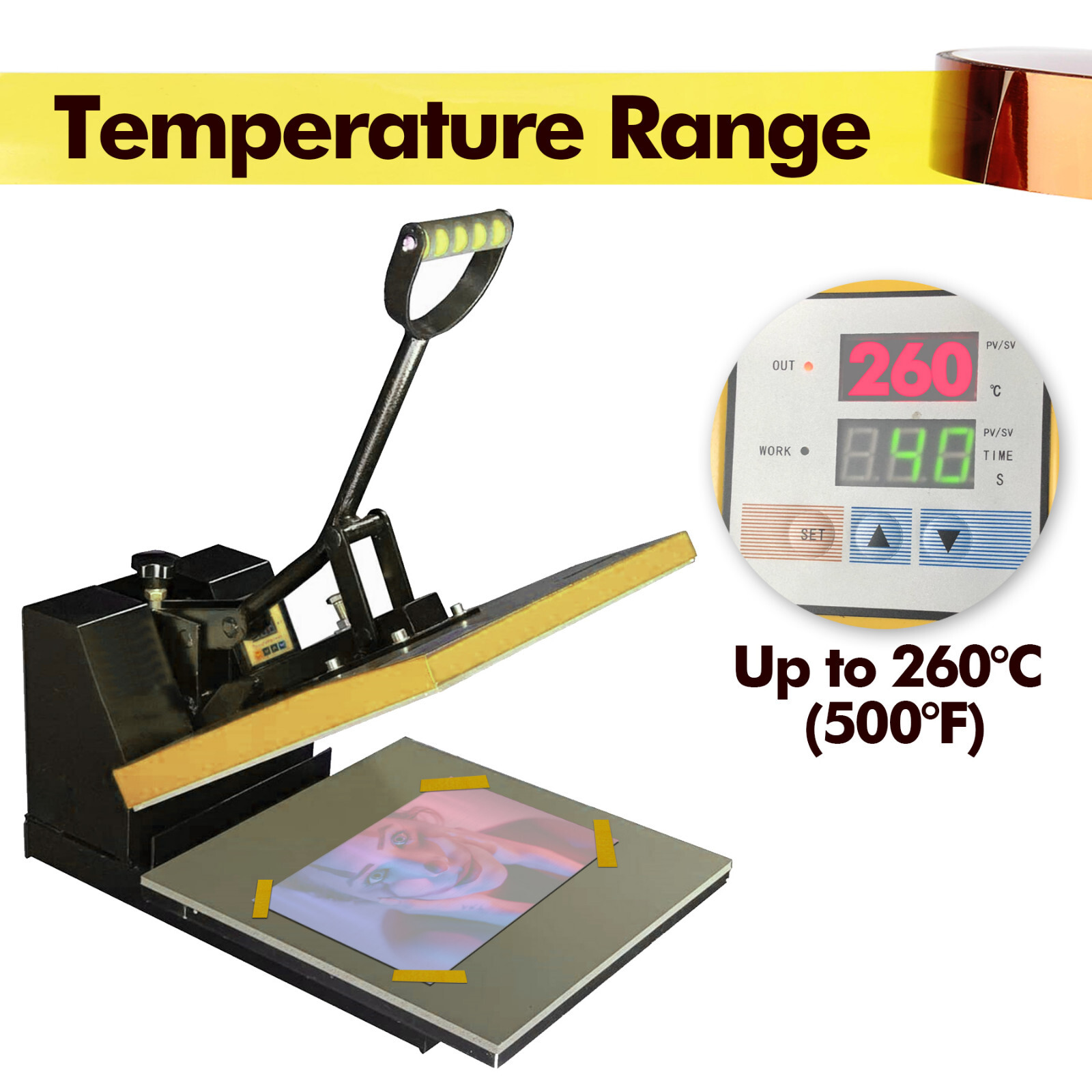 A-SUB 25mm x 108FT Heat Resistant Tape High Temperature Sublimation Thermal