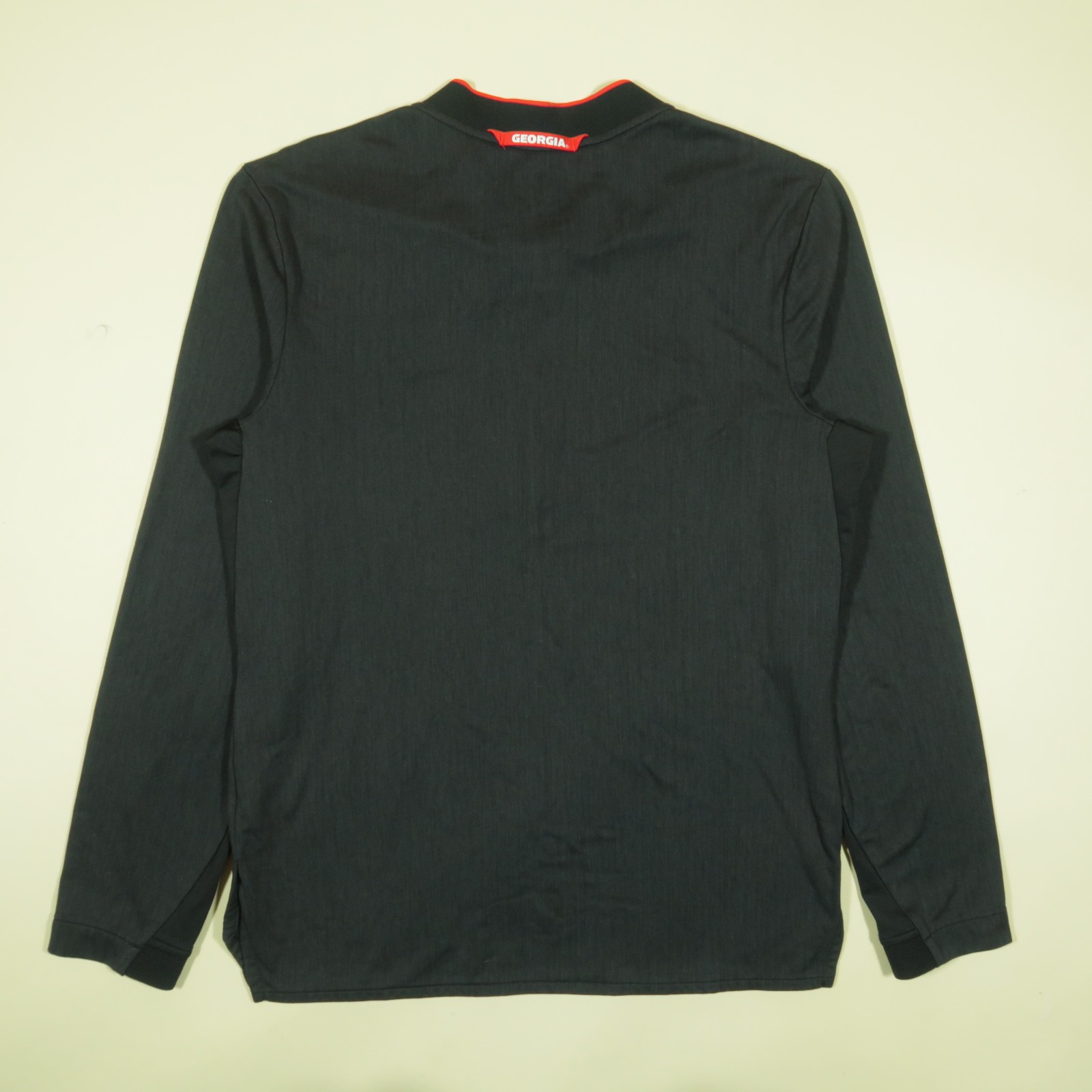 Nike Georgia On Field Pullover Mens S Black Lightweight Fleece Lined Sideline