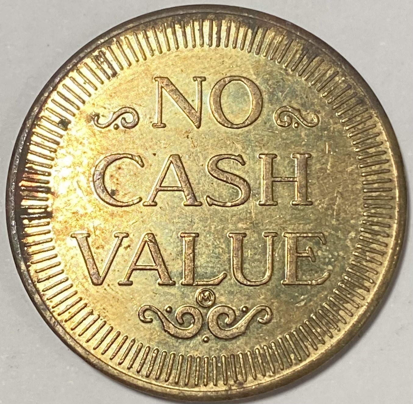 (1) Brothel/ Peepshow Token "SEX" "NO CASH VALUE" Gag Gift Authentic