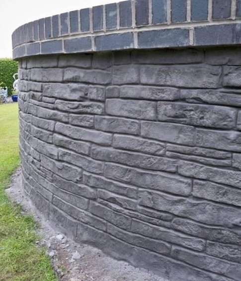 Cobble Stone Floppy imprint Texture Decorative Concrete Cement Stamp Mat Mold US