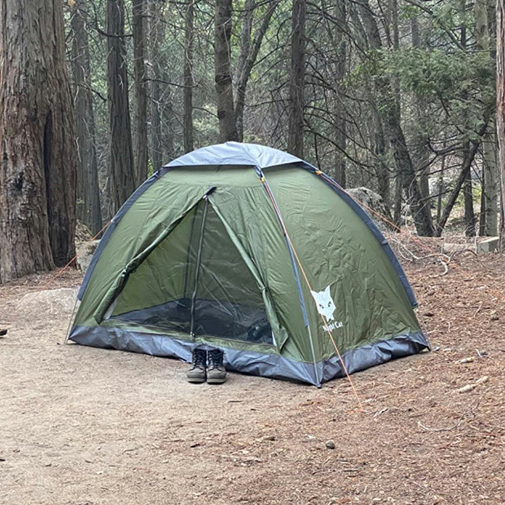 Night Cat Outdoor Camping Equipment Set Tent Pad Sleeping Bag Included