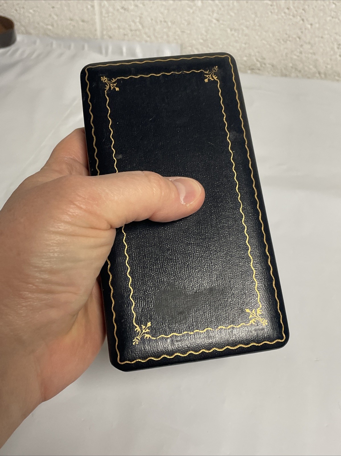 Vtg WWII–Vietnam US Medal Presentation Case Box Only Empty Coffin