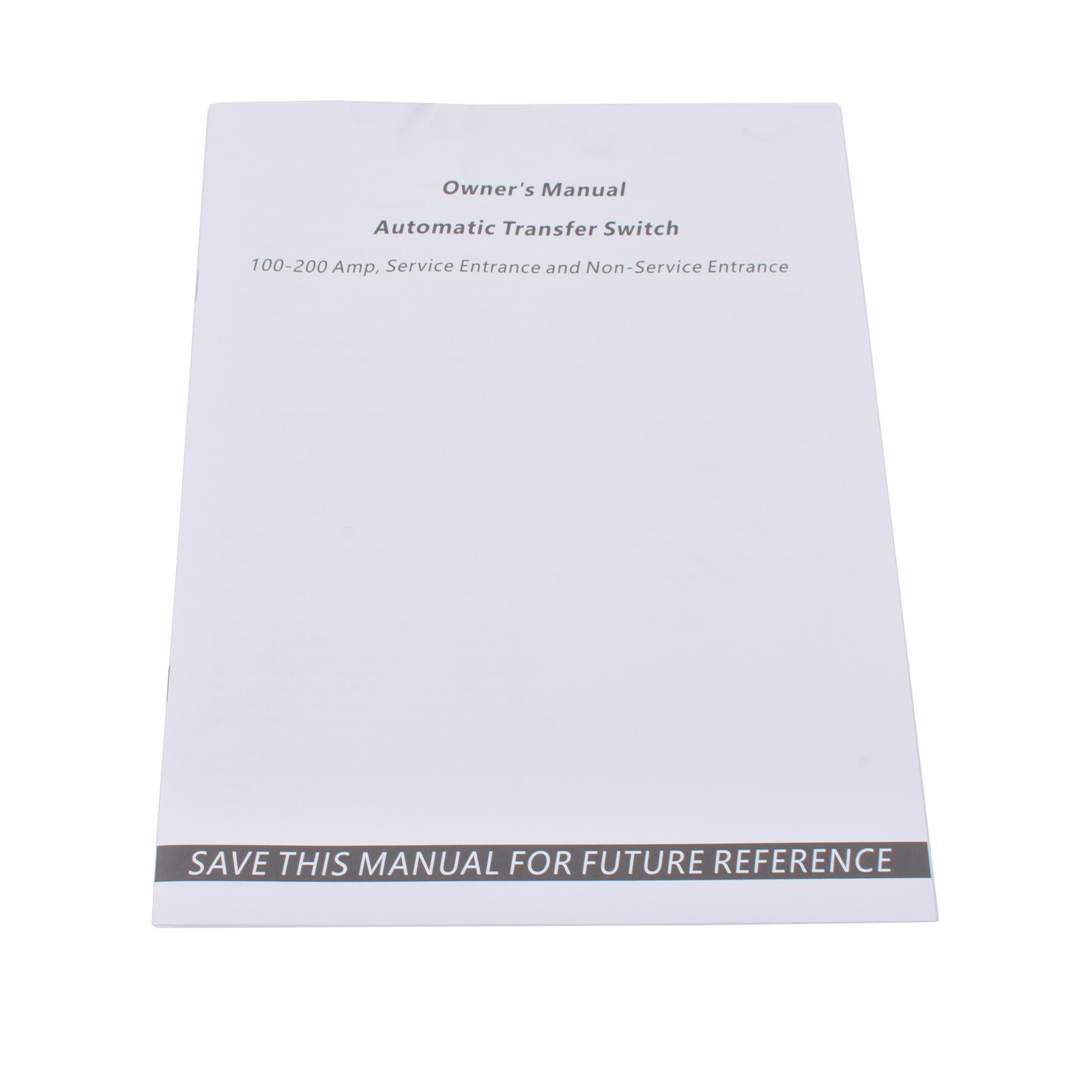 200 Amp Single Phase Generator Automatic Transfer Switch for Generac RXSW200A3