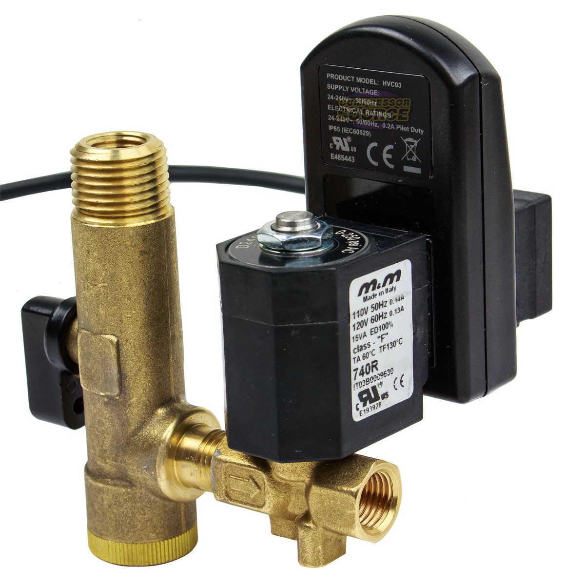 Digital Automatic Electronic Air Compressor Tank Drain Valve Moisture Timer 110v