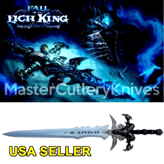 47" Sword Frostmourne War Craft Wow lich World 1:1 Scale Metal Cosplay videogame