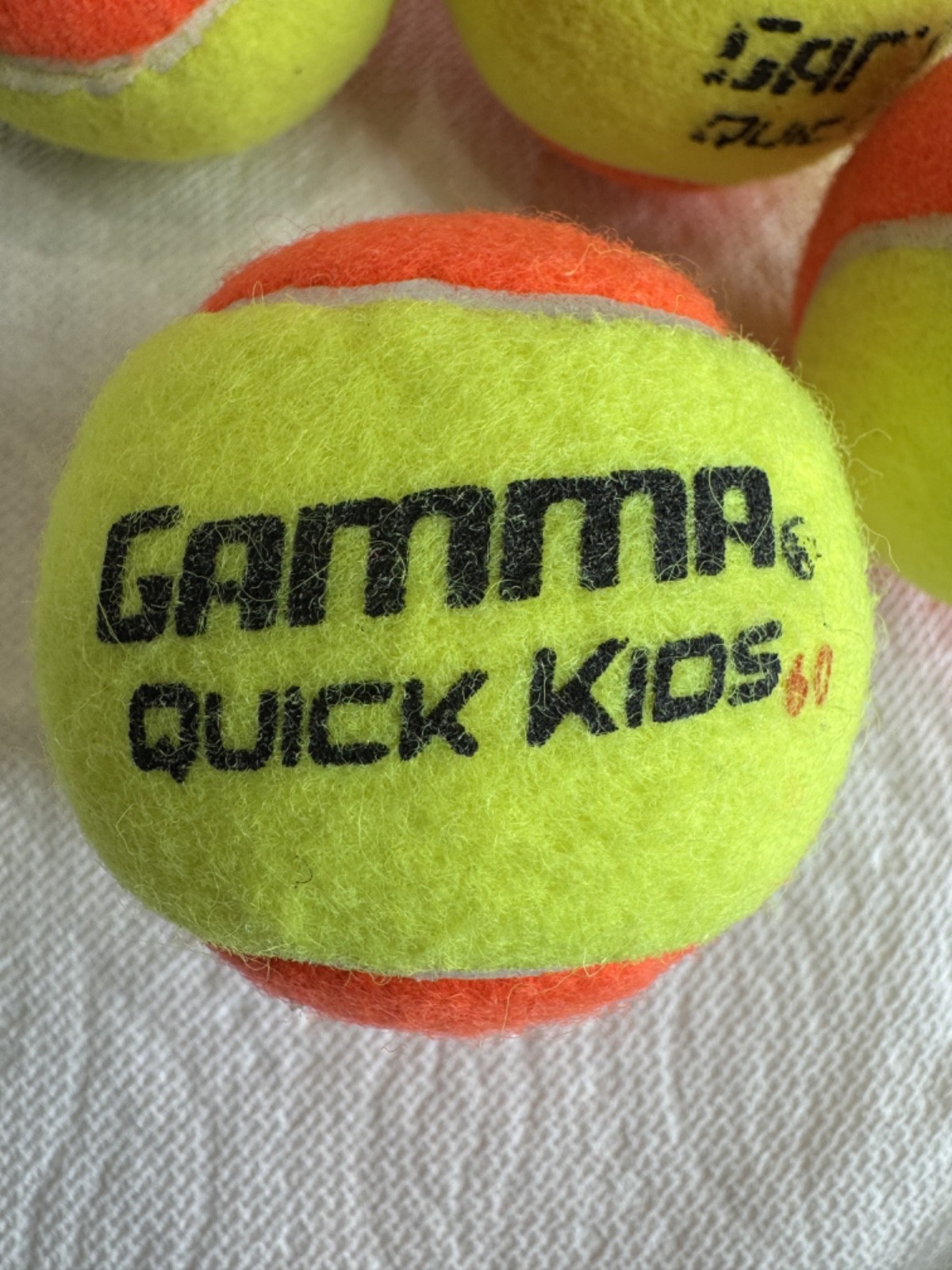 Gamma Quick Kids 36 Red & Yellow Tennis Balls Lot of 9 Low Compression NWOT