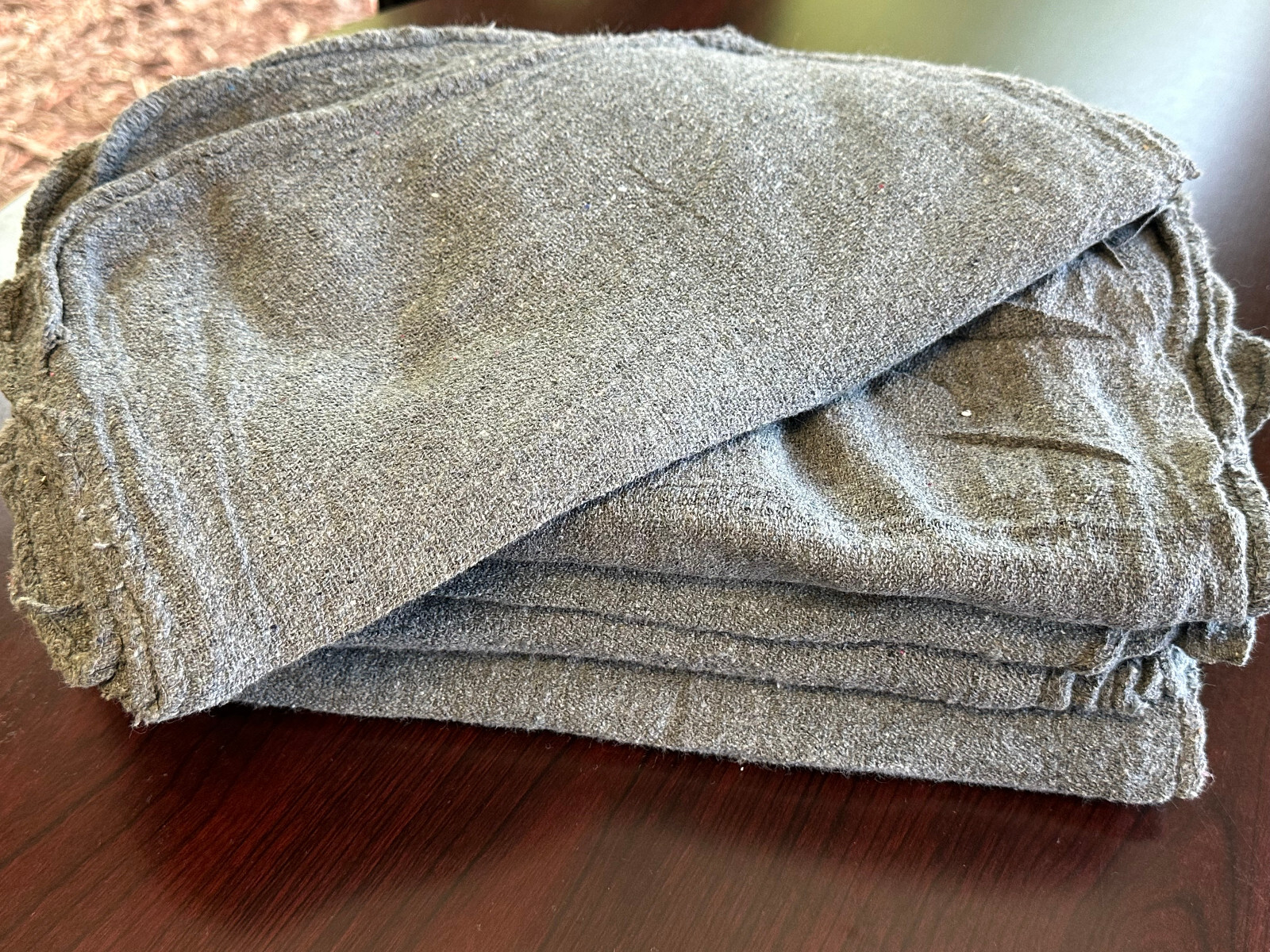 500 new great mechanics shop rags towels grey jumbo 13"X14"