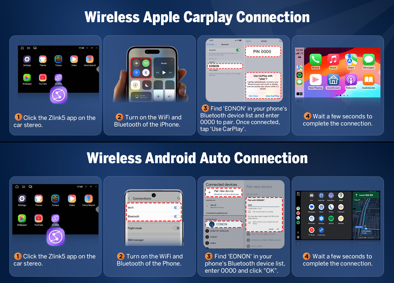 Android 13 10.1" Car Stereo GPS CarPlay For Chevy Silverado GMC Sierra 2014-2018