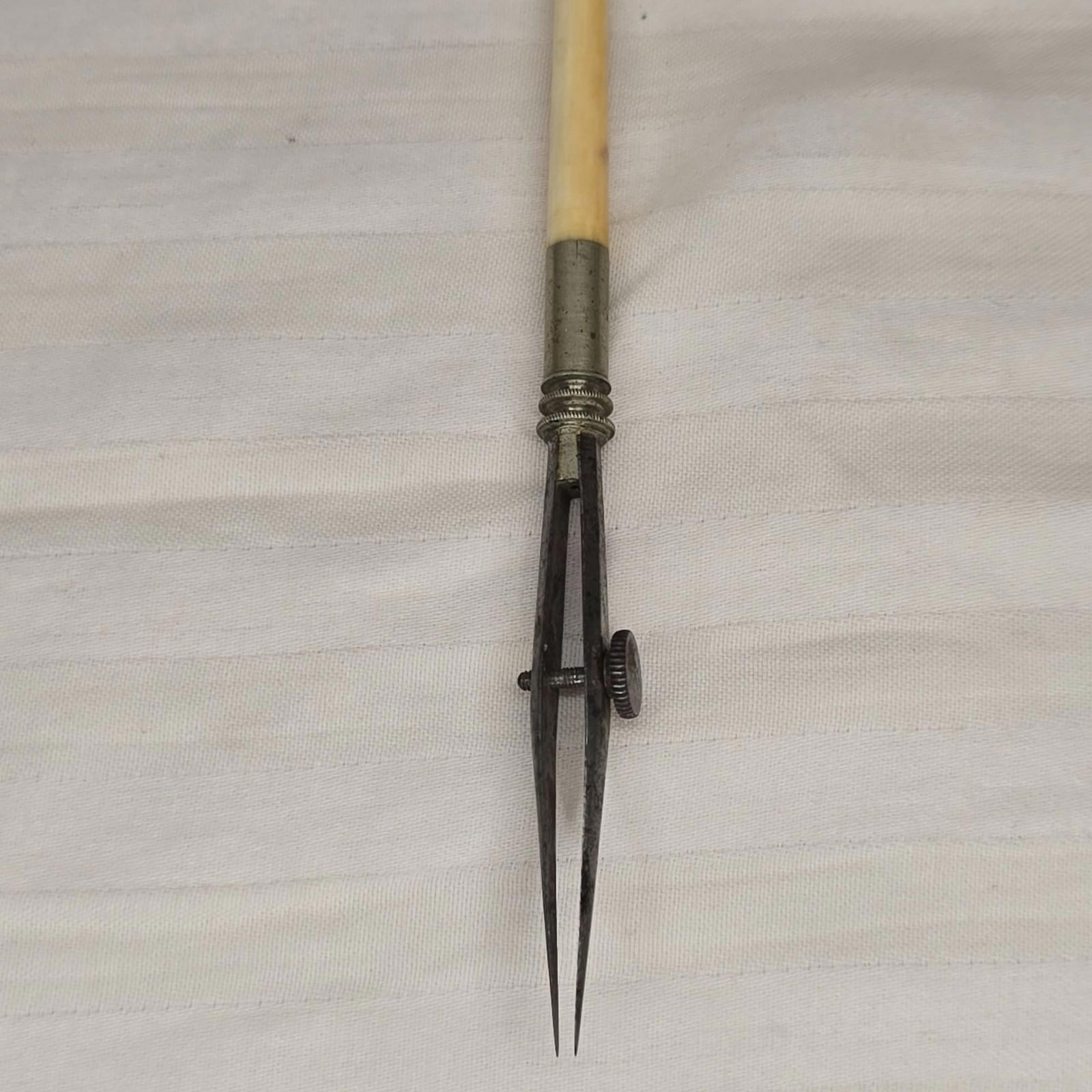 Antique Hand Carved Ruling Pen