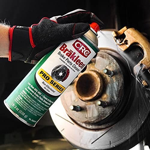 CRC 05084 Brakleen Non-Chlorinated Brake Parts Cleaner - 14 oz. Pack of 12