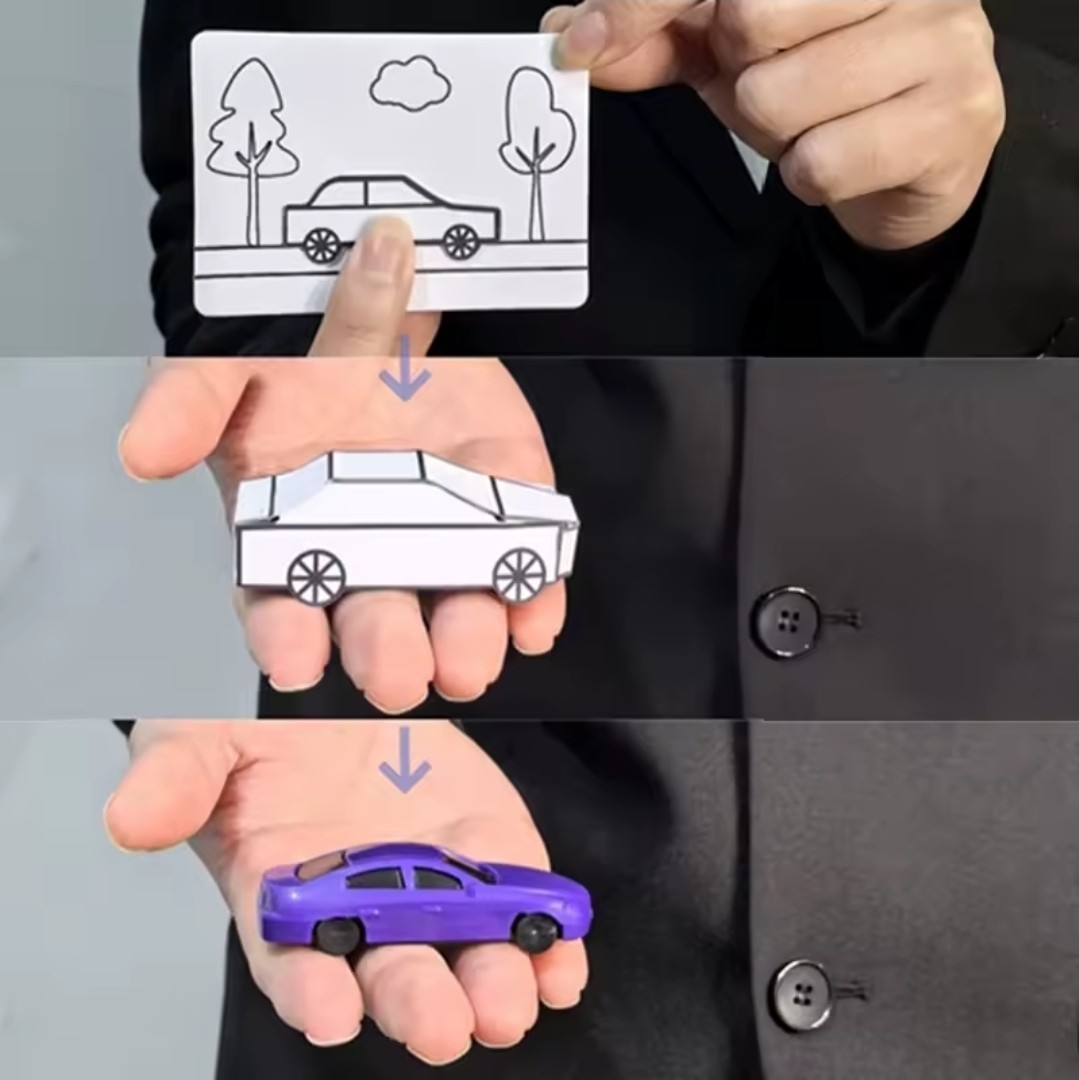 Vanishing & Appearing Car Magic Trick – Visual Illusion – Easy Close-Up Magic