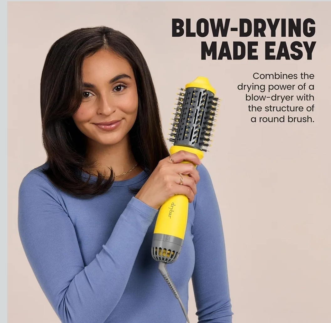 drybar The Single Shot Round Blow Dryer Brush Retail $155 UPC 819204010742
