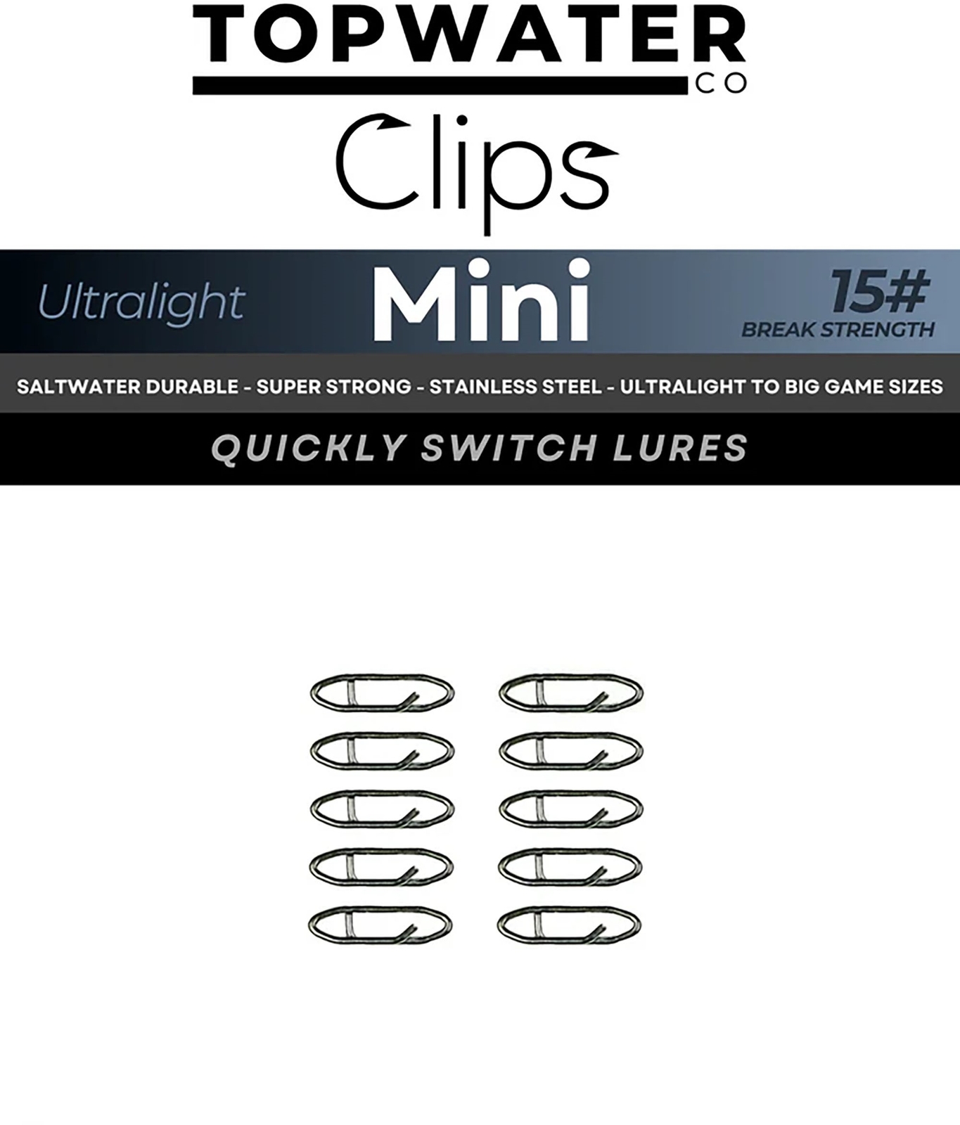 Topwater Co Speed Clips