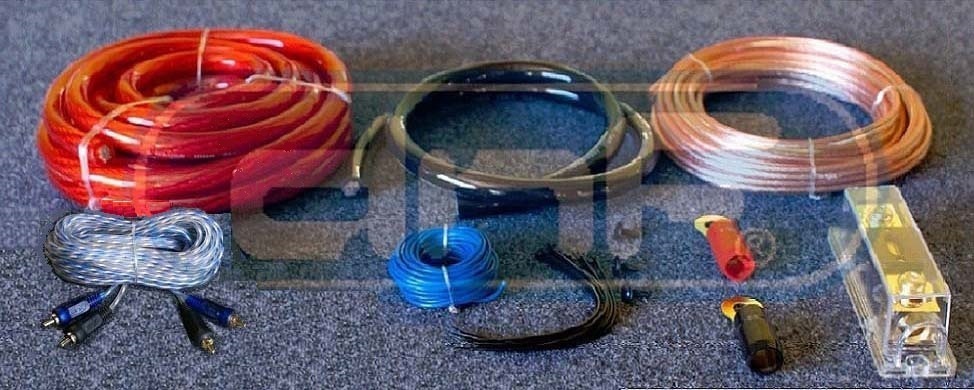 0 Gauge Amp Kit Amplifier Install Wiring Complete 0 Ga Installation Cables 6000W