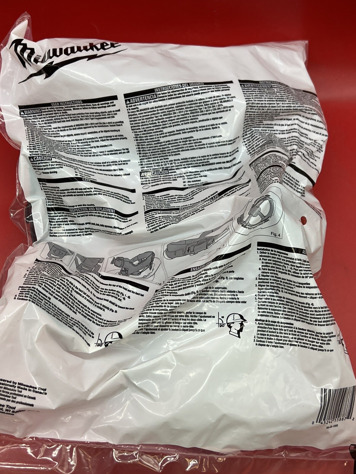 Milwaukee 48-73-1095 4-Point Ratchet Suspension Hard Hat Replacement