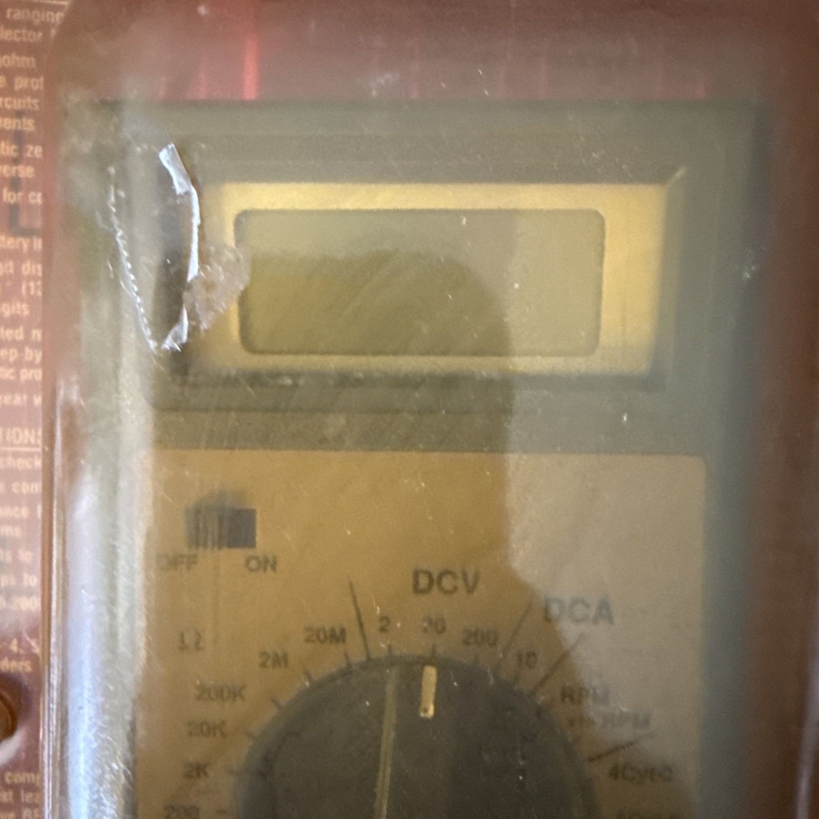 NEW VINTAGE OTC TOOLS 3495 AUTOMOTIVE MULTIMETER SERIES 50 & TEST LEADS NOS USA