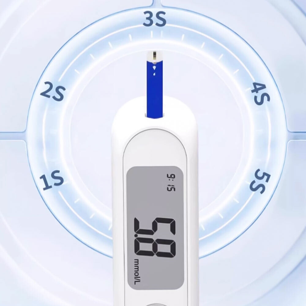 Blood Glucose Meter Diabetes Testing Kit Sugar Meter Glucometer 50 Test Strips