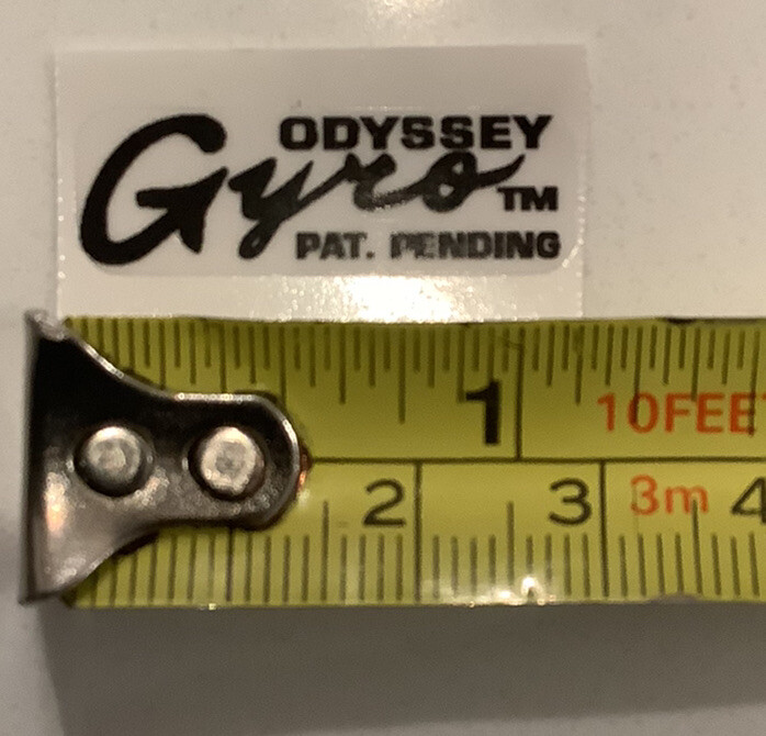 Old school BMX freestyle Odyssey 1st gen Gyro STICKER / DECAL black