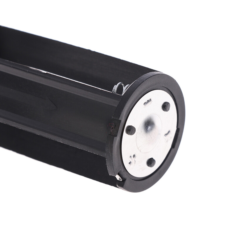 2x 3-AA to D-cell Battery Holder Cylindrical Case For Flashlight Round Circular