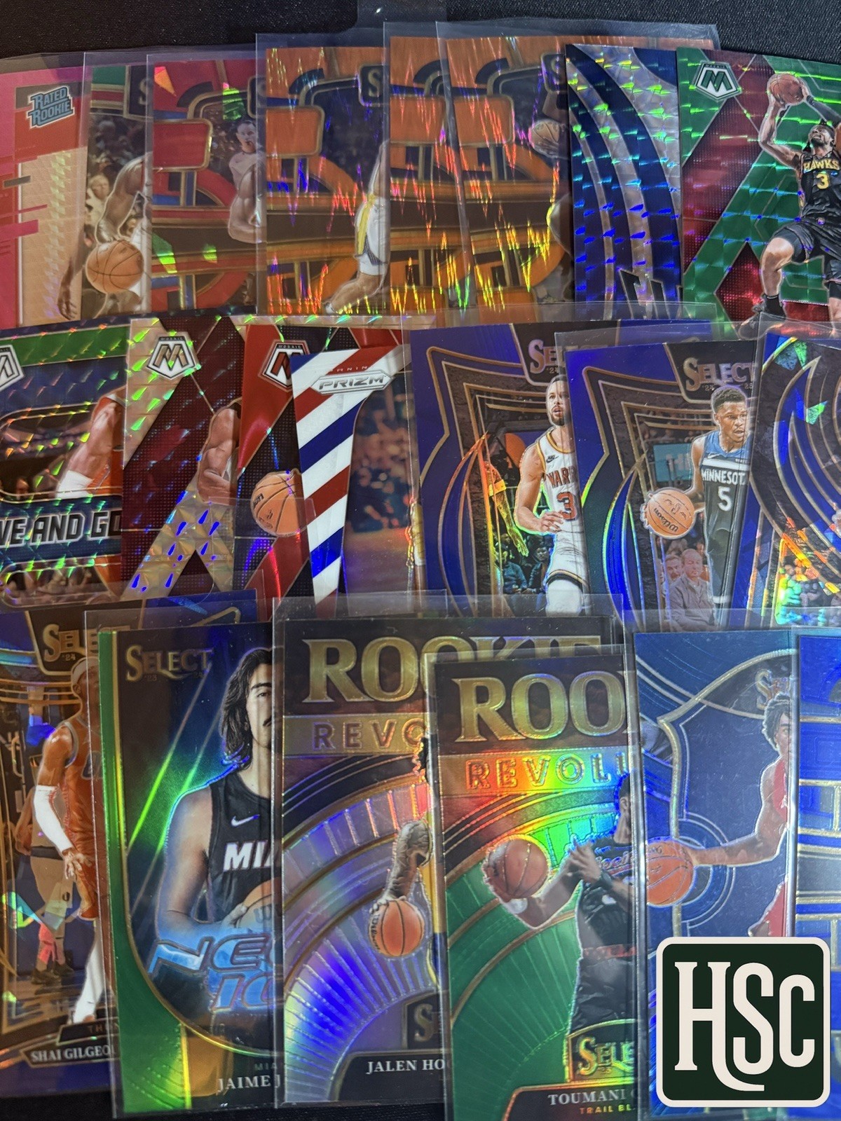 Basketball NBA - 40 Card Lot - Rookies, Parallels, Memorabilia, Autos, Numbered