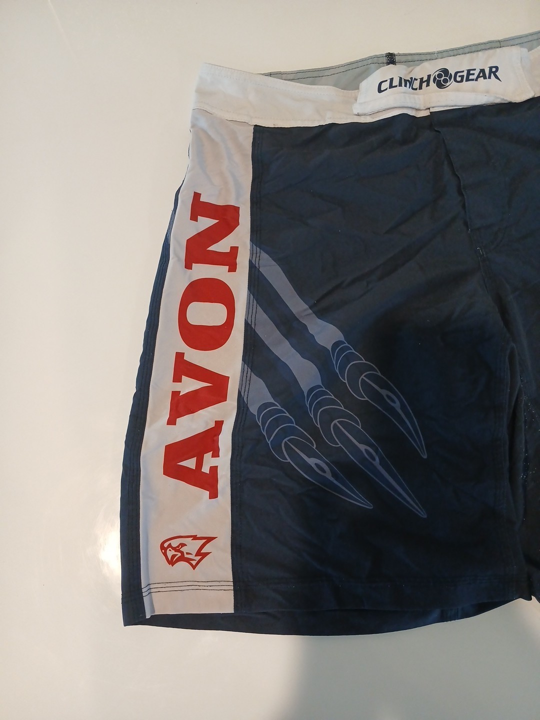 Mens Clinch Gear Fight Shorts Wrestling Team Shorts Blue Size 34