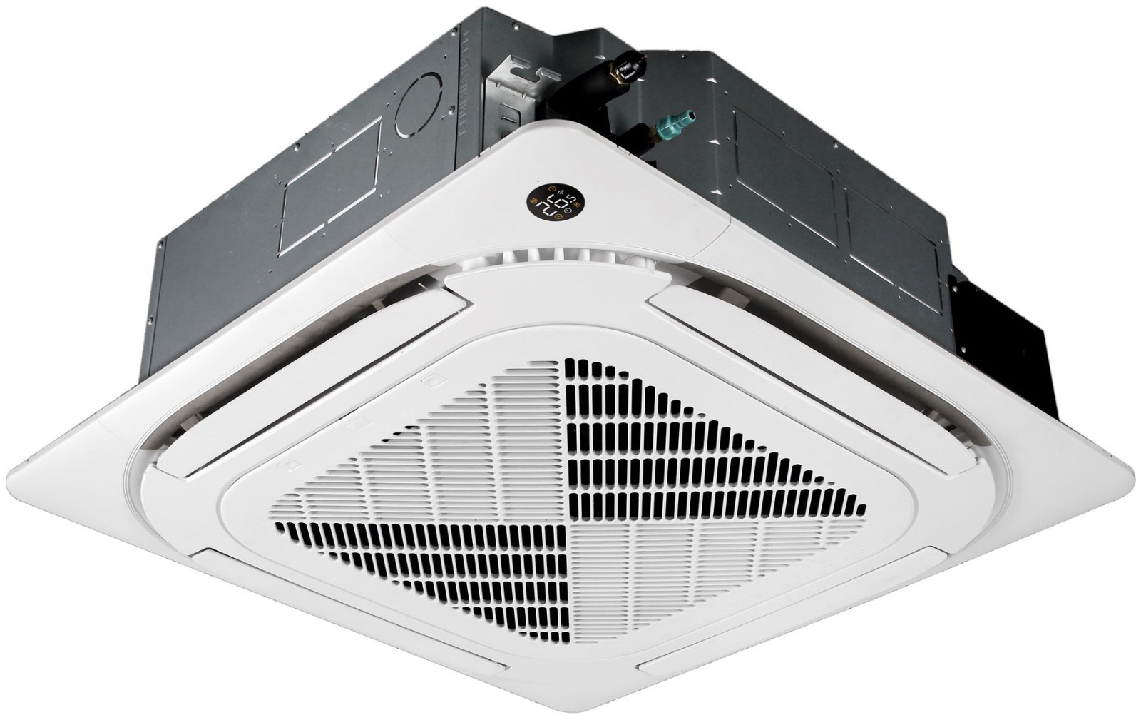 27000 BTU TRI Zone Ductless Mini Split HYPER Heat Pump: 9000 x3 CEILING CASSETTE